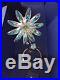 Swarovski Crystal Dellaria, Aquamarine Flower Figurine With Stand
