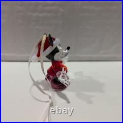 Swarovski Crystal Disney Minnie Mouse Christmas Ornament Figurine #5004686 S3095