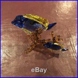 Swarovski Crystal Doctorfish Blue Fish Figurine 5223194 Rare Crystal Figurine