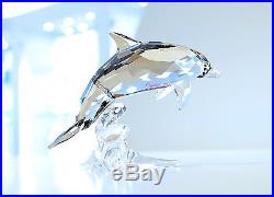 Swarovski Crystal Dolphin Mother Ocean Water Signed 5043617 Brand New In Box