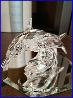 Swarovski Crystal Dolphins Annual 1990 Limited Edition in Mint Condition