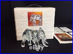 Swarovski Crystal Elephant Figurine with Box 1993 Inspiration Africa