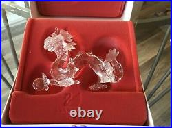 Swarovski Crystal Fabulous Creatures DRAGON #208398 MIB withStand & Plaque