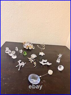 Swarovski Crystal Figurine 17pc variety in mint condition
