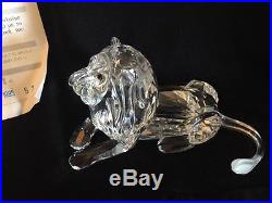 Swarovski Crystal Figurine 1995 Annual Edition Inspiration Africa The Lion