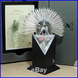 Swarovski Crystal Figurine, 218123 Limited Edition The Peacock, 7.5H $7000