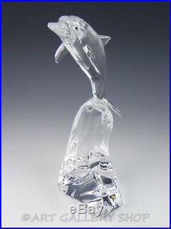 Swarovski Crystal Figurine #221628 MAXI DOLPHIN 7644 NR 000 004 Mint Box COA