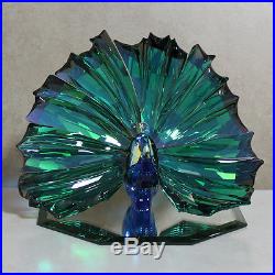 Swarovski Crystal Figurine, 5063694 Peacock Arya, 4.5H -MIB