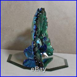 Swarovski Crystal Figurine, 5063694 Peacock Arya, 4.5H -MIB