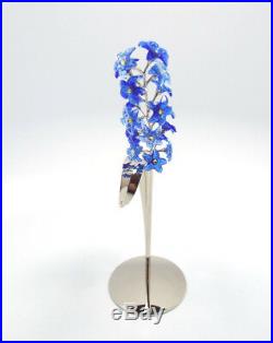 Swarovski Crystal Figurine 9601 Dindori Sapphire Paradise Flower, 677990, MIB