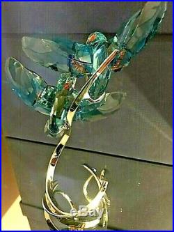 Swarovski Crystal Figurine Birds of Paradise Kingfishers, Turquoise 5136835