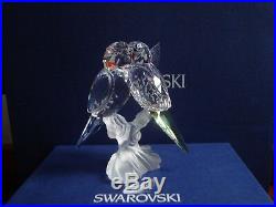 Swarovski Crystal Figurine Budgies Parakeets 680627 MIB