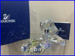 Swarovski Crystal Figurine Butterfly On Flower 9100 000 027 / 840190 MIB WithCOA