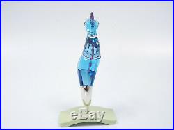 Swarovski Crystal Figurine Chipili Aquamarine Seahorse # 656653, Mint in Box