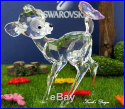Swarovski Crystal Figurine Disney Bambi and Friends set with BOXES/COAS/TREE DP