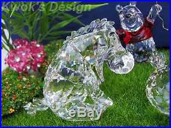 Swarovski Crystal Figurine Disney Winnie The Pooh & friends on set/ BOXES/COAS