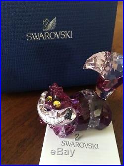 Swarovski Crystal Figurine Disneys Cheshire Cat Nib Retired 5135885