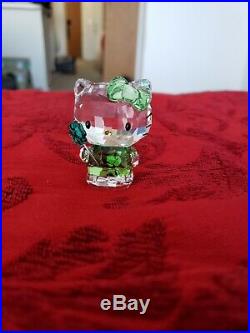 Swarovski Crystal Figurine HELLO KITTY LUCKY CHARM 5268840 perfect cond. No box