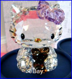 Swarovski Crystal Figurine Hello Kitty Bear 2011 withbox