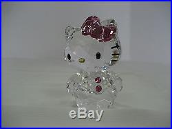 Swarovski Crystal Figurine Hello Kitty Pink Bow 2011 (MIB) 1096877