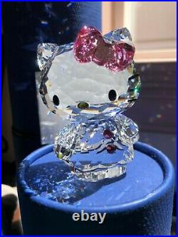 Swarovski Crystal Figurine Hello Kitty Pink Bow 2011 with box 1096877