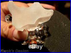 Swarovski Crystal Figurine Hummingbird with flower Box/COA