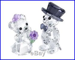 Swarovski Crystal Figurine Kris Bear You And I, Love Teddy Wedding Gift -1096736