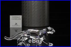 Swarovski Crystal Figurine LEOPARD JUNGLE CAT 217093 / 7610 000 002 Mint in box