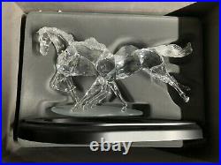 Swarovski Crystal Figurine Large Limited Edition 2001 Wild Horses 236720 MIB