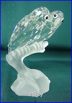 Swarovski Crystal Figurine, Lovebirds 1987'Caring and Sharing' 013560