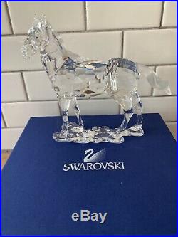 Swarovski Crystal Figurine Mare Horse A 9100 NR 000 045 MIB Box And Booklet