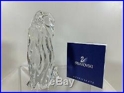 Swarovski Crystal Figurine Mother Penguin with Baby 7685 000 005 / 627067 MIB COA