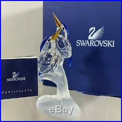 Swarovski Crystal Figurine Pair Of Kingfishers 7621 000 070 / 623323 MIB WCOA