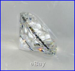 Swarovski Crystal Figurine / Paperweight GIANT CHATON Mint In Box withCOA
