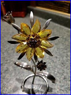 Swarovski Crystal Figurine Paradise Exotic Flower DAMBULLA Topaz 4 9601040401