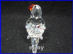 Swarovski Crystal Figurine Parrot #294047, 7621 NR 000 009, Mint in box
