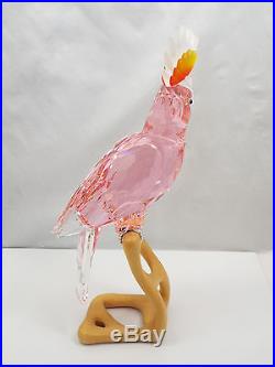 Swarovski Crystal Figurine Red Cockatoo Bird, with box, #718565