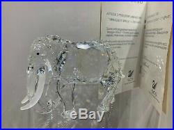 Swarovski Crystal Figurine SCS 1993 Elephant Large MIB WithCOA Inspiration Africa