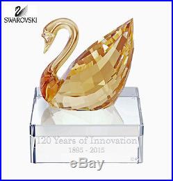 Swarovski Crystal Figurine SWAN EVENT PIECE 2015 120 YEARS #5137830