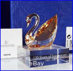 Swarovski Crystal Figurine SWAN EVENT PIECE 2015 120 YEARS #5137830