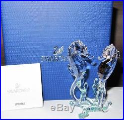 Swarovski Crystal Figurine Sea Horses #0885589 Box New