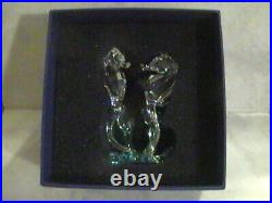 Swarovski Crystal Figurine Seahorses with box/COA Mint condition Free Shipping