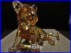 Swarovski Crystal Figurine TIGER CUB Sitting, SCS 2010, Item # 1016678