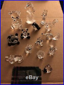 Swarovski Crystal Figurines Huge Lot! Swarovski Animal Figures Boxes-Canisters
