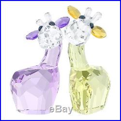Swarovski Crystal Figurines Pair of Giraffes PIONEER CHIT & CHAT #5268846 New