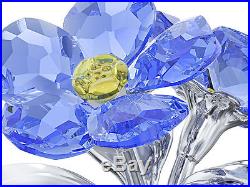 Swarovski Crystal Forget Me Knot Flower #5045569 Brand New In Box Blue Nice F/sh