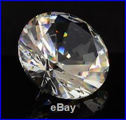 Swarovski Crystal Giant Chaton Paperweight Diamond Rare 7433 180 000 / 158924