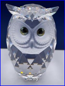 Swarovski Crystal Giant Owl Retired #10125