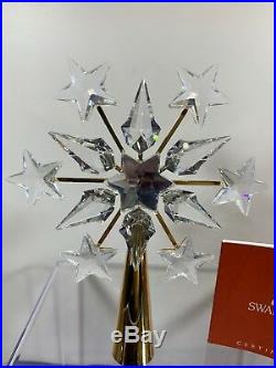 Swarovski Crystal Gold Christmas Tree Topper 9443 000 017 / 632785 MIB WithCOA