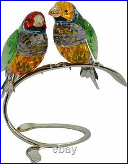 Swarovski Crystal Gouldian Finches Peridot #1141675 Brand Nib Bird Save$$ F/sh